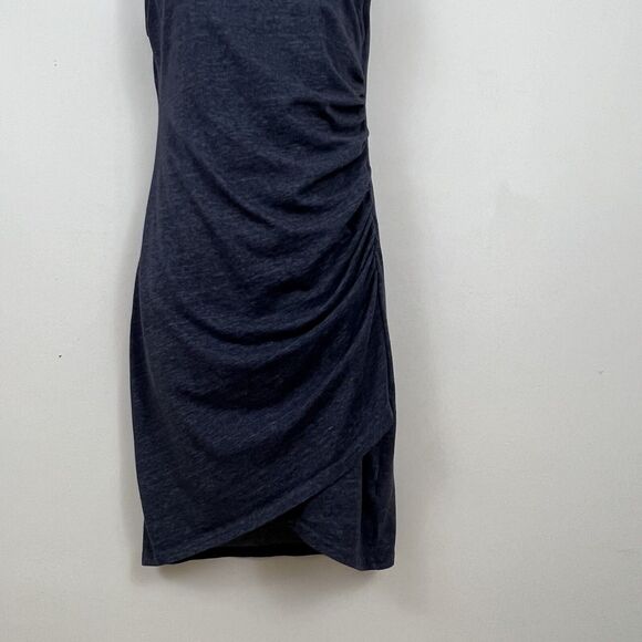Treasure & Bond Ruched Sleeveless Knit Dress Gray Medium - Picture 6 of 12